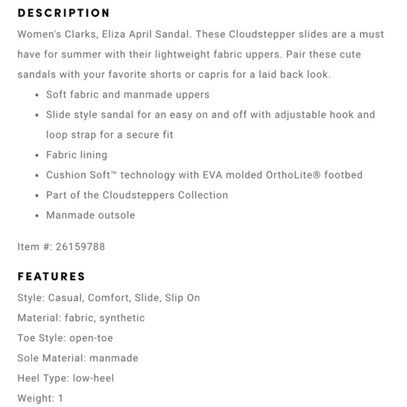 NIB Clarks Cloudsteppers 8W Wide Eliza April Comfort Slide Sandal Yellow - Picture 15 of 15